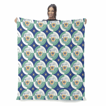 Warner Bros. Harry Potter Butterbeer Repeat Silk Touch Sherpa Throw Blanket 50X60 Inches