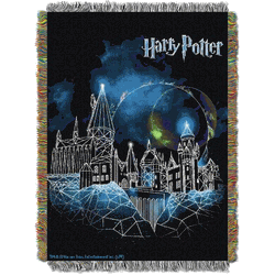 Warner Bros. Harry Potter Castle Woven Tapestry Throw Blanket 48x60 Inches