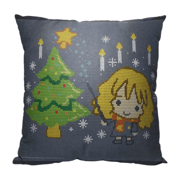 Warner Bros. Harry Potter Christmas Magic Throw Pillow 18x18 Inches