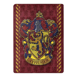 Warner Bros. Harry Potter Crimson Sigil Micro Raschel Throw Blanket 46x60 Inches