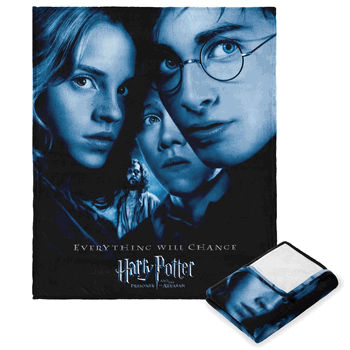Warner Bros. Harry Potter Everything Will Change Silk Touch Throw Blanket 50x60 Inches