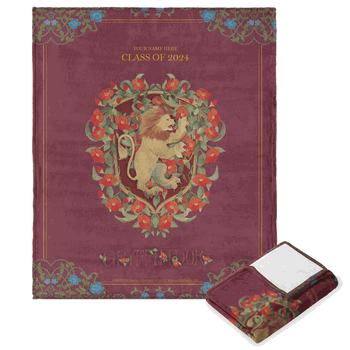 Warner Bros. Harry Potter Gryffindor Grad Personalized Silk Touch Throw Blanket 50x60 Inches