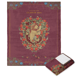 Warner Bros. Harry Potter Gryffindor Grad Personalized Silk Touch Throw Blanket 50x60 Inches