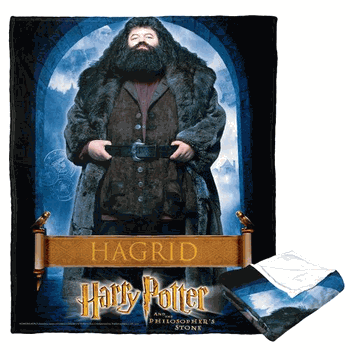 Warner Bros. Harry Potter Hagrid Silk Touch Throw Blanket 50x60 Inches