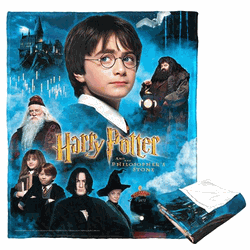 Warner Bros. Harry Potter Philosopher's Stone Silk Touch Throw Blanket 50x60 Inches
