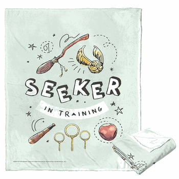 Warner Bros. Harry Potter Seeker In Training Silk Touch Throw Blanket 50x60 Inches