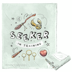 Warner Bros. Harry Potter Seeker In Training Silk Touch Throw Blanket 50x60 Inches