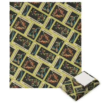 Warner Bros. Harry Potter Spell Pattern Silk Touch Throw Blanket 50x60 Inches