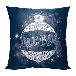 Warner Bros. Harry Potter Yule Ball Ornament Throw Pillow 18x18 Inches