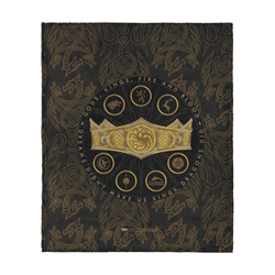 Warner Bros. House of the Dragon Dragons Did Silk Touch Throw Blanket 50x60 Inches