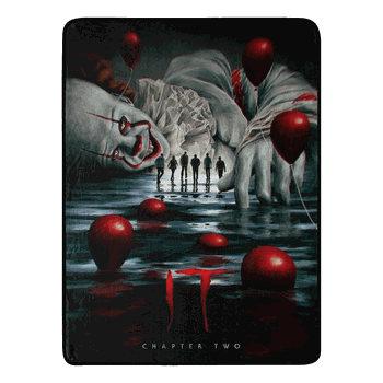 Warner Bros. It 2 Pennywise Hallucination Micro Raschel Throw Blanket 46x60 Inches