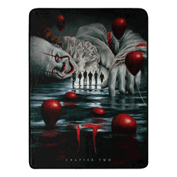 Warner Bros. It 2 Pennywise Hallucination Micro Raschel Throw Blanket 46x60 Inches