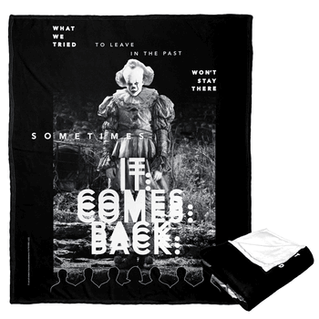 Warner Bros. It Chapter 2 It Comes Back Silk Touch Throw Blanket 50x60 Inches