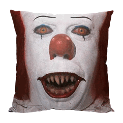 Warner Bros. It Miniseries Sharp Teeth Throw Pillow 18x18 Inches