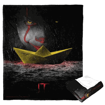 Warner Bros. It Poster Silk Touch Throw Blanket 50x60 Inches