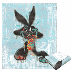 Warner Bros. Looney Tunes Crazy Bugs Silk Touch Throw Blanket 50x60 Inches