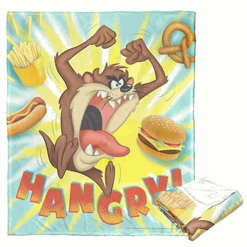Warner Bros. Looney Tunes Hangry Silk Touch Throw Blanket 50x60 Inches
