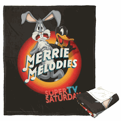 Warner Bros. Looney Tunes Merrie Melodies Silk Touch Throw Blanket 50 x 60 Inches