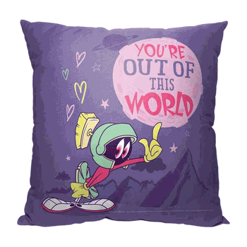 Warner Bros. Looney Tunes Outta This World Throw Pillow 18x18 Inches