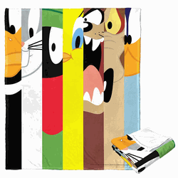 Warner Bros. Looney Tunes Technicolor Tunes Silk Touch Throw Blanket 50x60 Inches