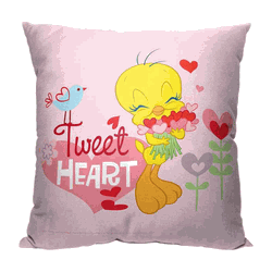 Warner Bros. Looney Tunes Tweet Heart Throw Pillow 18x18 Inches
