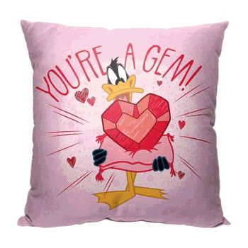 Warner Bros. Looney Tunes Youre A Gem Throw Pillow 18x18 Inches