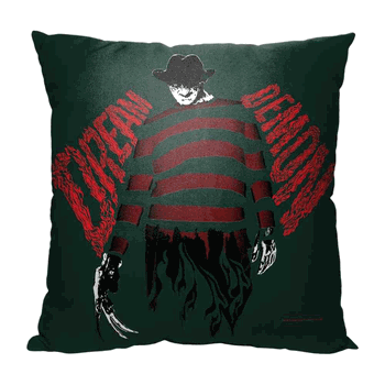 Warner Bros. Nightmare on Elm Street Dream Demon Throw Pillow 18x18 Inches
