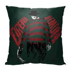 Warner Bros. Nightmare on Elm Street Dream Demon Throw Pillow 18x18 Inches