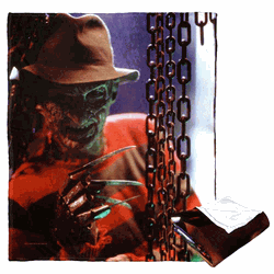 Warner Bros. Nightmare on Elm Street Gotcha Silk Touch Throw Blanket 50x60 Inches