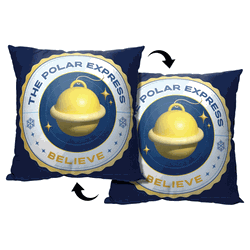 Warner Bros. Polar Express Believe Throw Pillow 18x18 Inches