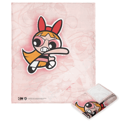 Warner Bros. Powerpuff Girls Blossom Battle Silk Touch Throw Blanket 50x60 Inches
