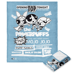 Warner Bros. Powerpuff Girls Sock It To Em Silk Touch Blanket 40x50 Inches