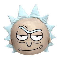 Warner Bros. Rick and Morty Rick Sanchez Round Cloud Pillow 11 Inches
