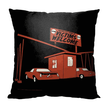 Warner Bros. Salems Lot Victims Welcome Throw Pillow 18x18 Inches