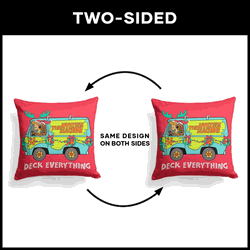 Warner Bros. Scooby-Doo Deck Everything Throw Pillow 18x18 Inches