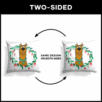 Warner Bros. Scooby-Doo Festive Scooby Throw Pillow 18x18 Inches