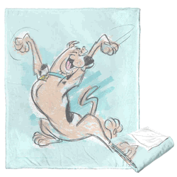 Warner Bros. Scooby-Doo Joyful Scooby Silk Touch Throw Blanket 50x60 Inches