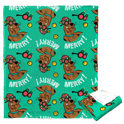 Warner Bros. Scooby-Doo Merry Silk Touch Throw Blanket 50x60 Inches
