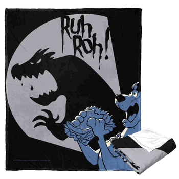 Warner Bros. Scooby-Doo Monsterous Shadow Silk Touch Throw Blanket 50x60 Inches