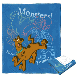 Warner Bros. Scooby-Doo Monsters Oh My Silk Touch Throw Blanket 50x60 Inches