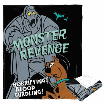 Warner Bros. Scooby-Doo Monsters Revenge Silk Touch Throw Blanket 50x60 Inches