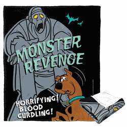 Warner Bros. Scooby-Doo Monsters Revenge Silk Touch Throw Blanket 50x60 Inches