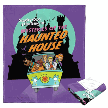 Warner Bros. Scooby-Doo Mysteries Of The Haunted House Silk Touch Throw Blanket 50x60 Inches