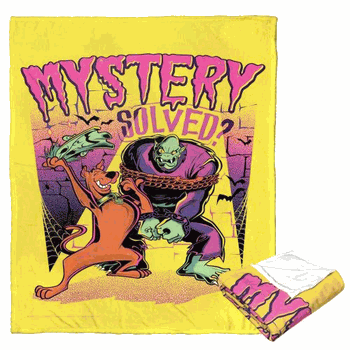 Warner Bros. Scooby-Doo Mystery Solved Silk Touch Throw Blanket 50x60 Inches