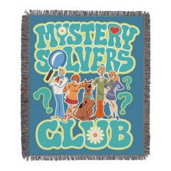 Warner Bros. Scooby-Doo Mystery Solvers Woven Tapestry Throw Blanket 48x60 Inches