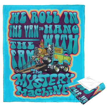 Warner Bros. Scooby-Doo Roll In The Van Silk Touch Throw Blanket 50x60 Inches