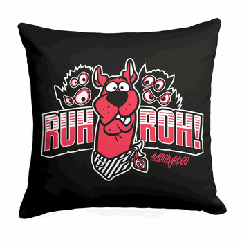 Warner Bros. Scooby-Doo Ruh Roh Throw Pillow 18x18 Inches