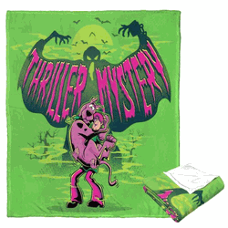 Warner Bros. Scooby-Doo Thriller Mystery Silk Touch Throw Blanket 50x60 Inches