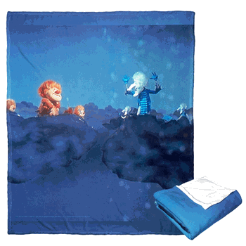 Warner Bros. Year Without Santa Claus Brotherly Quarrel Silk Touch Throw Blanket 50 x 60 Inches