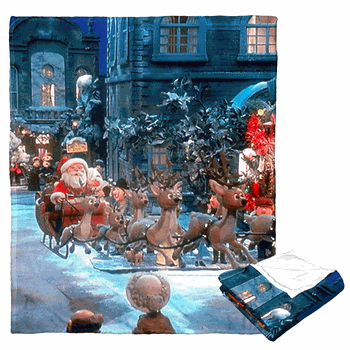 Warner Bros. Year Without Santa Claus Down Santa Claus Lane Silk Touch Throw Blanket 50 x 60 Inches